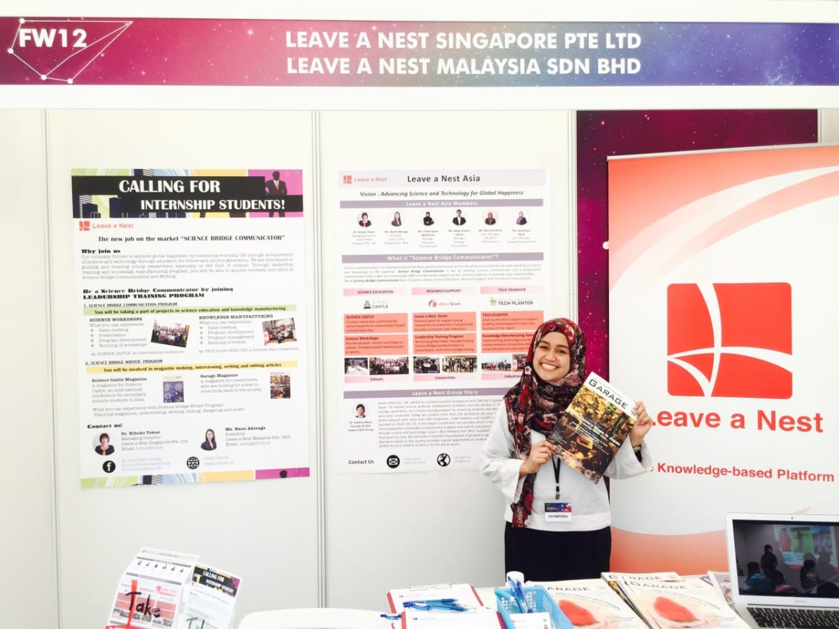 Leave a Nest Singapore will be at NUS Career Fair 13 Oct. 2017