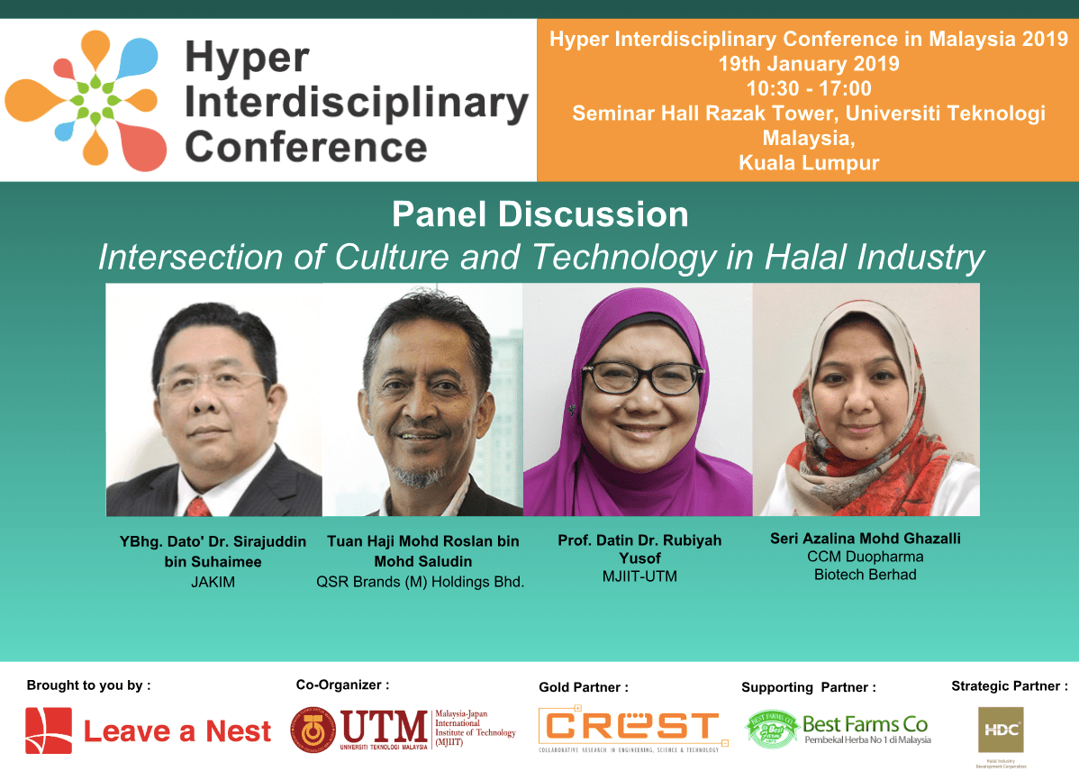 Introducing Panelists for Panel Discussion in Hyper Interdisciplinary Conference in Malaysia 2019