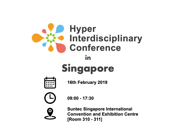One week until the first Hyper Interdisciplinary Conference in Singapore 2019