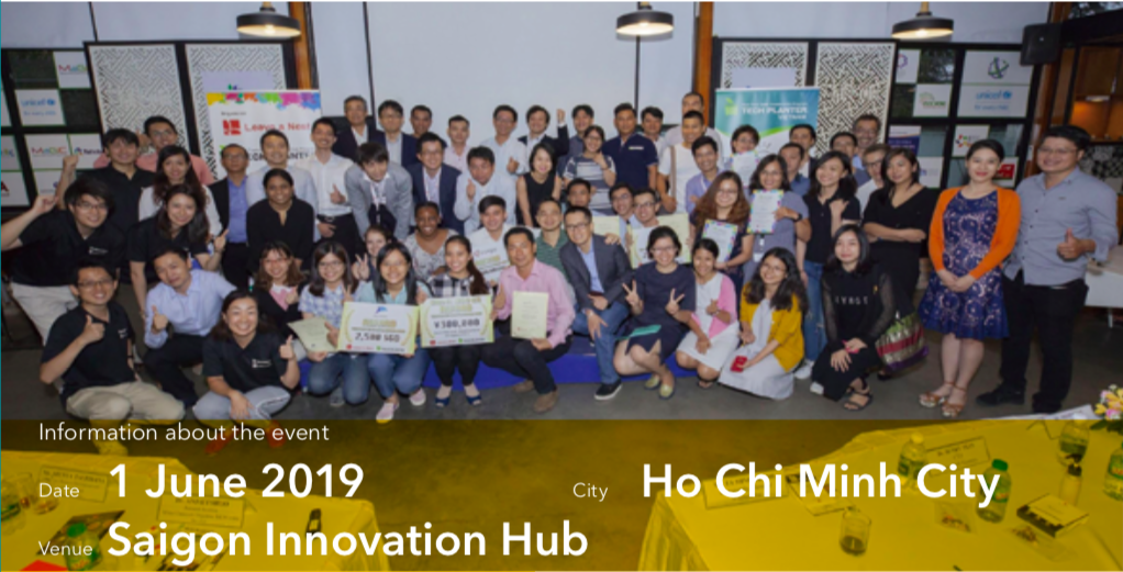 Applications for TECH PLANTER in Vietnam has closed with 22 entries!