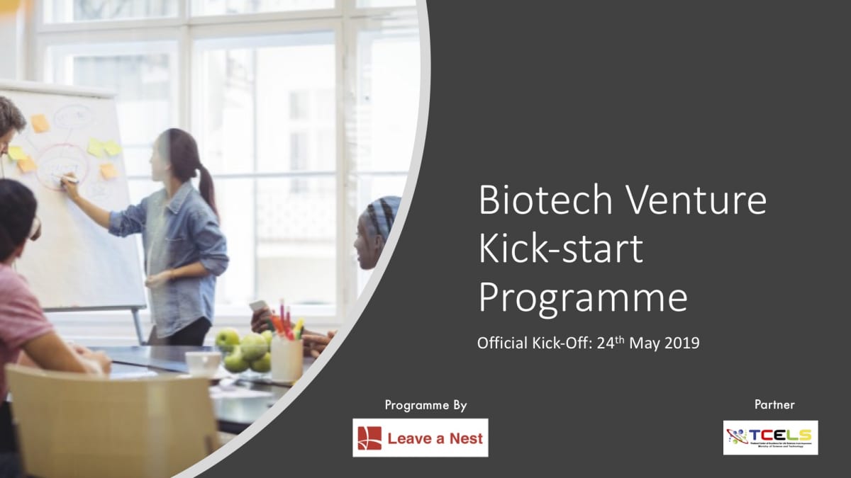 Biotech Venture Kick-start Programme – Join Us!