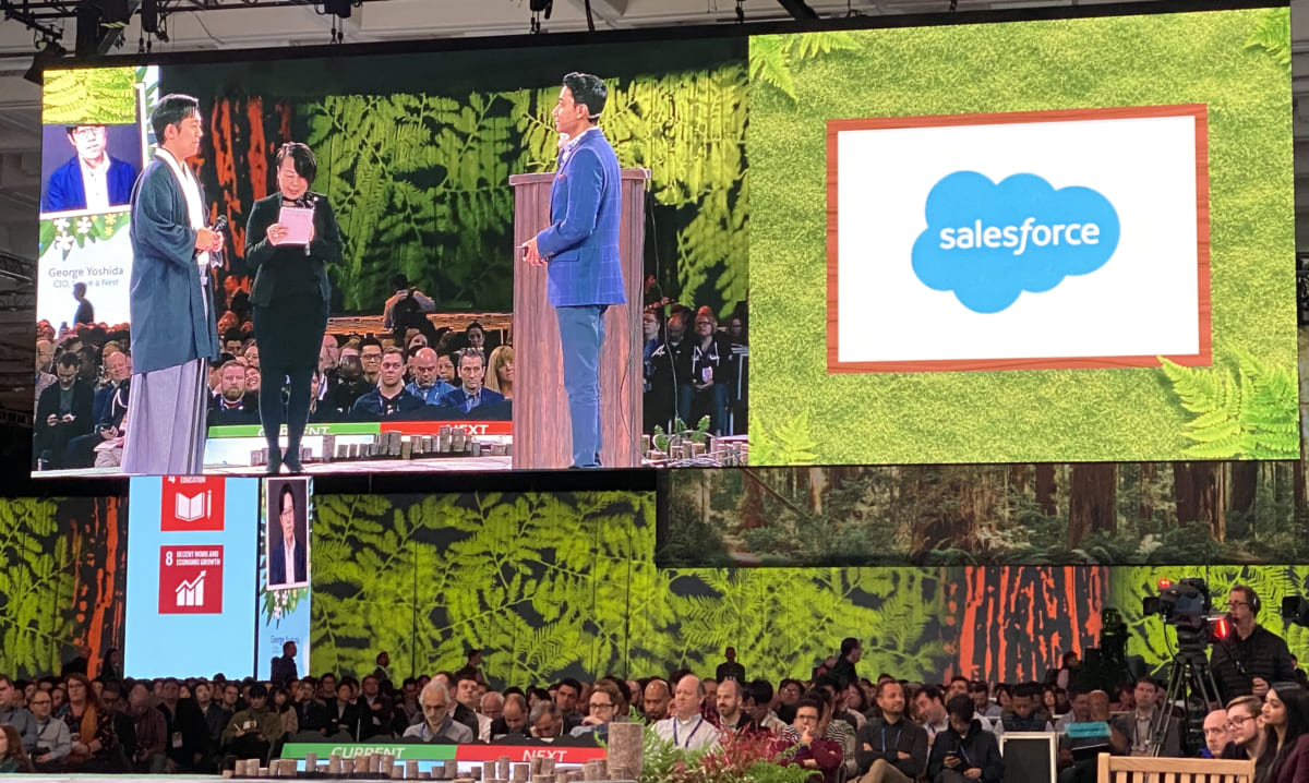 CIO George Yoshida presented at Salesforce’s Dreamforce, the world’s largest software conference