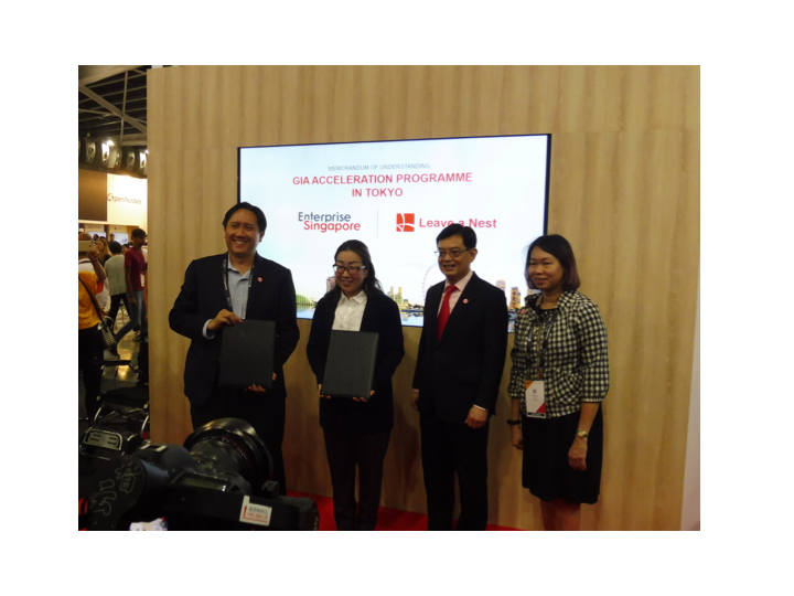 Leave a Nest Singapore x Enterprise Singapore – Successfully signed MOU under GIA acceleration program