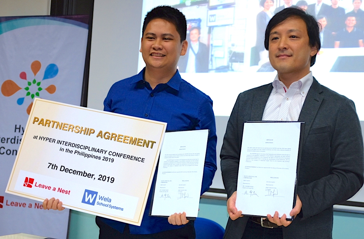 Leave a Nest announces investment and partnership with Mindanao-based edu-tech startup Wela Online Corp.