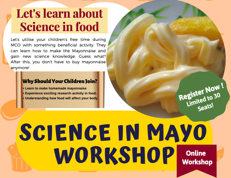 Let’s learn about science in food by joining this online science workshop!