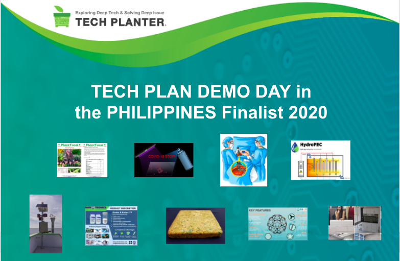 Announcement of 9 Finalists for TECH PLAN DEMO DAY in the PHILIPPINES 2020