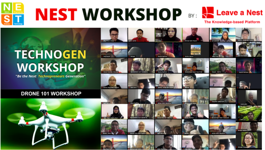 NEST WORKSHOP COMPLETED: TechnoGen and Drone 101