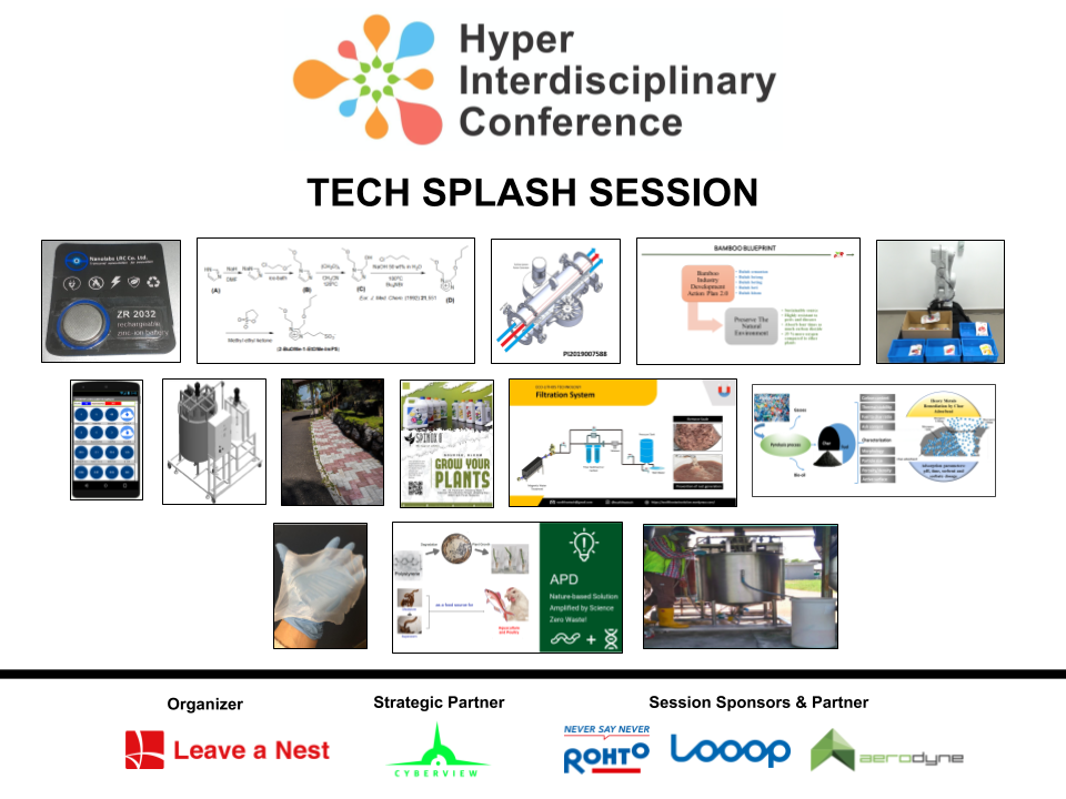 Hyper Interdisciplinary Conference in Malaysia 2021 : Announcing TECH SPLASH Presentation