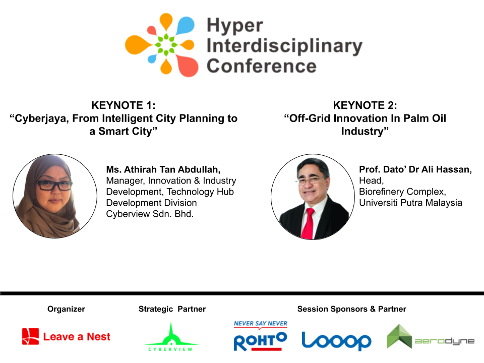 Hyper-Interdisciplinary Conference in Malaysia 2021: Announcing Keynote Speakers