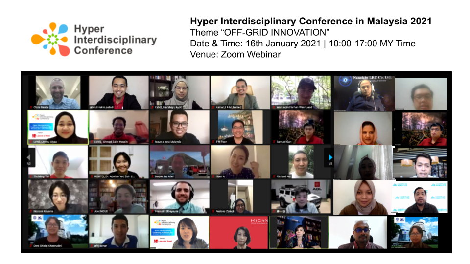 Hyper-Interdisciplinary Conference in Malaysia 2021 Concluded. Thank You For Joining us!