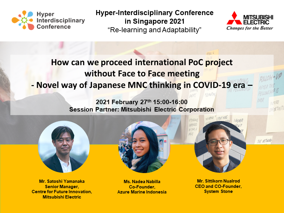 How can we proceed international PoC project without Face to Face meeting  – Novel way of Japanese MNC thinking in COVID-19 era –