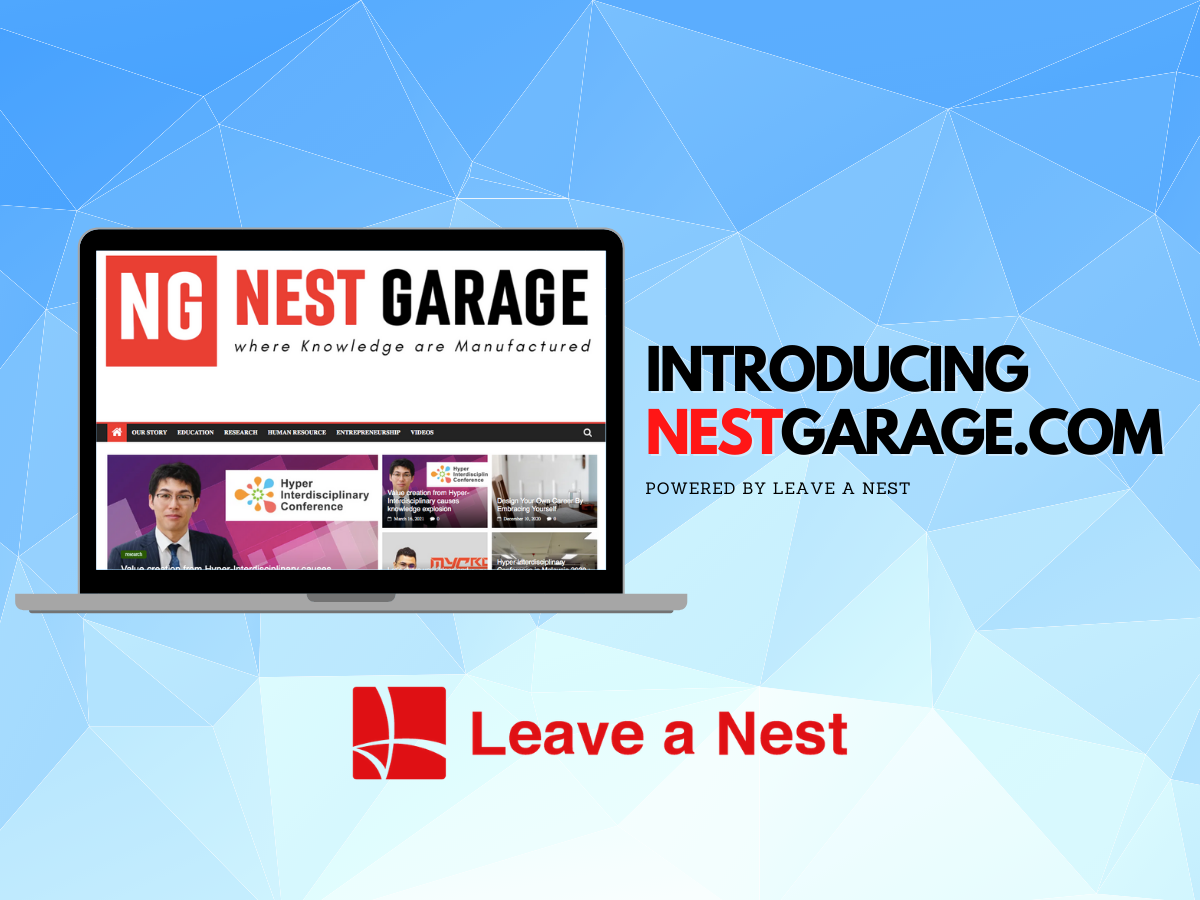 INTRODUCING NESTGARAGE.COM AS NEW KNOWLEDGE PLATFORM!