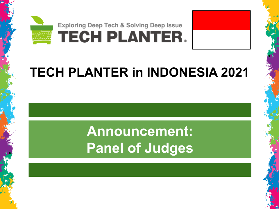 TECH PLAN DEMO DAY in Indonesia 2021 Judges Announcement