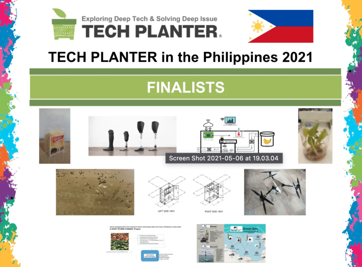 Announcement of 9 Finalists for TECH PLAN DEMO DAY in the PHILIPPINES 2021