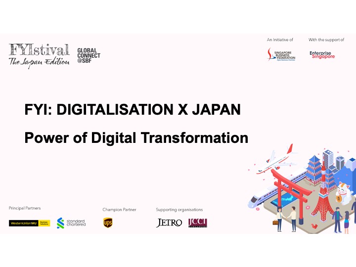 Mr. Maekawa is invited as a guest speaker at “FYIstival  The Japan Edition: Power of Digital Transformation”