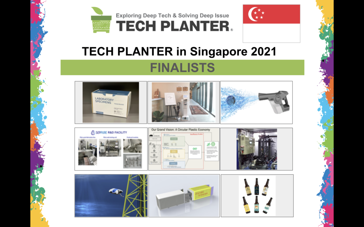 Announcement of 9 Finalists for TECH PLAN DEMO DAY in Singapore 2021