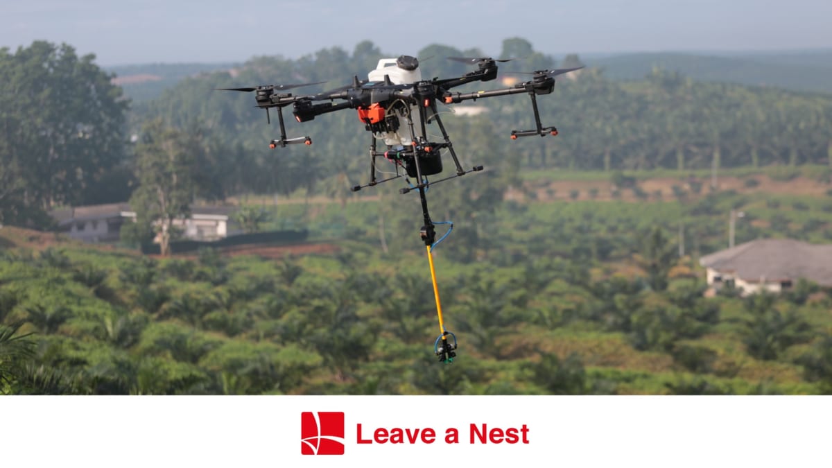 Leave a Nest challenges to diagnose plant disease with drones with foundation support from The Small and Medium Enterprise Agency, Japan