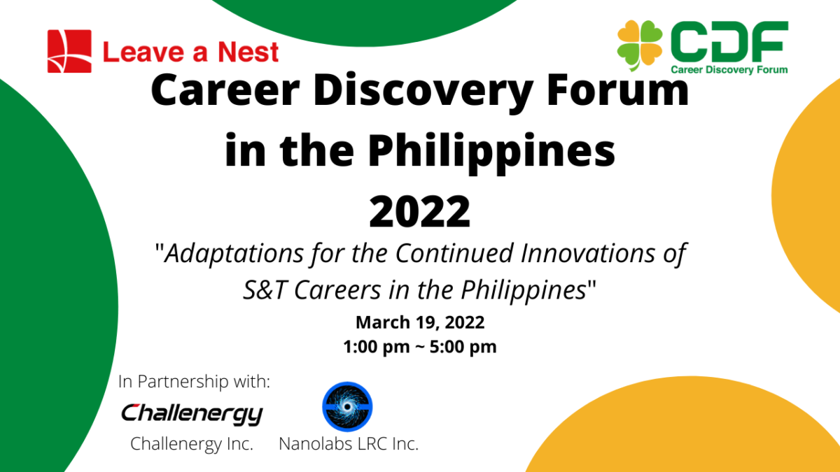 Session and Partnership Updates for Career Discovery Forum in the Philippines 2022