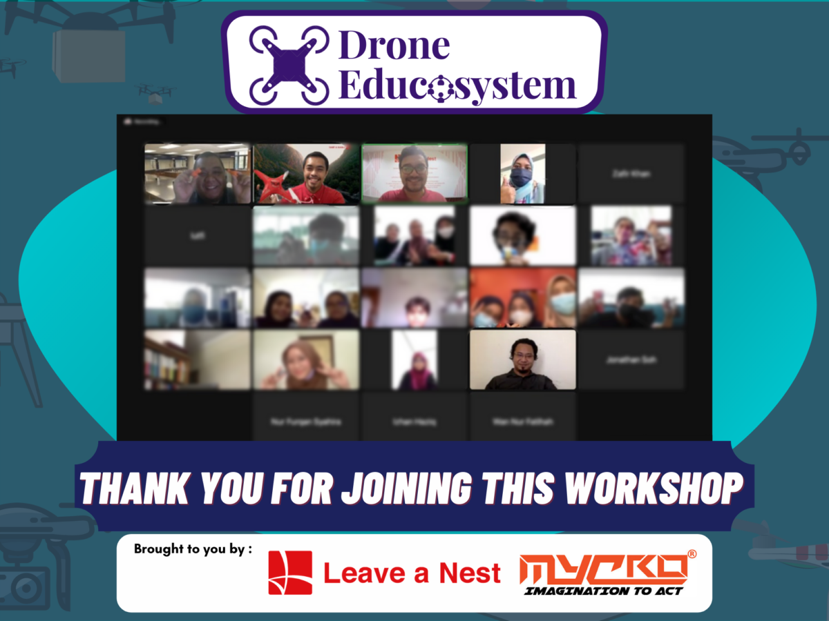 Nurturing Future Drone Engineer Through Drone Educosystem: Drone Workshop Series!