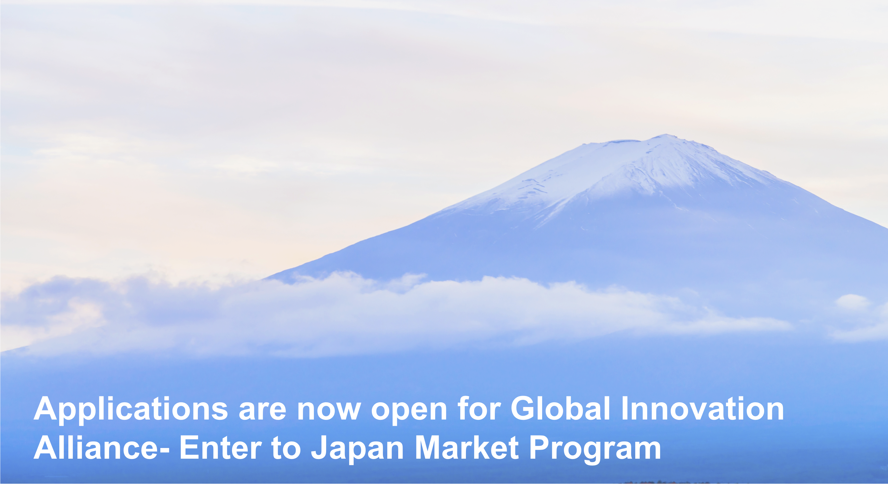 [Announcement] – Applications are open for the GIA- Enter to Japan Market Program