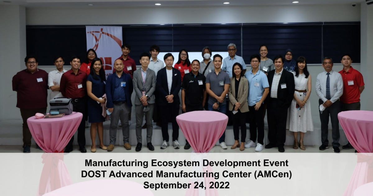 Realizing the start of a bright future for the manufacturing ecosystem of the Philippines