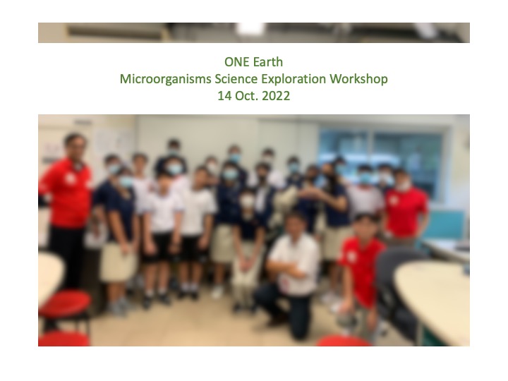 ONE Earth “microorganism” program successfully conducted at School of Science and Technology Singapore