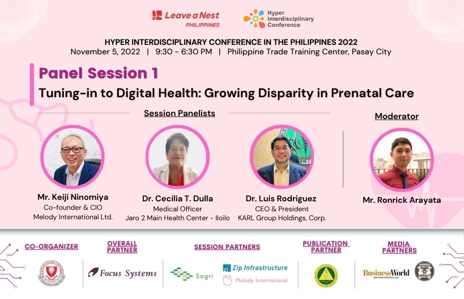 Tuning-in to Digital Health: Growing Disparity in Prenatal Care – 1st Session Panelists for HIC in the Philippines 2022