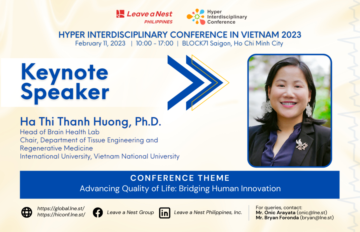 HIC in Vietnam 2023 Keynote Speaker Announcement and Extension of Call for Researchers