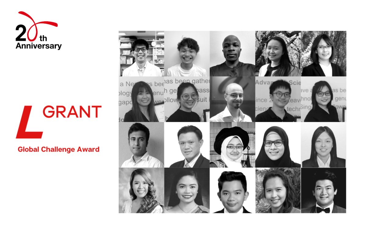 20 passionate researchers in Japan, Singapore, Malaysia, and the Philippines were selected for the Global Challenge Award