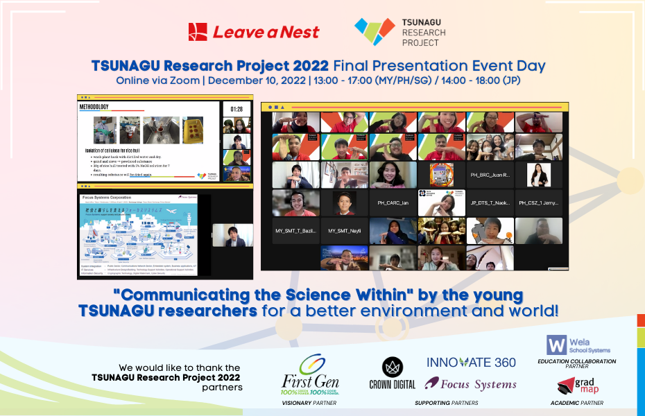 Communicating Your Science: TSUNAGU Research Project 2022 share their Final Presentations