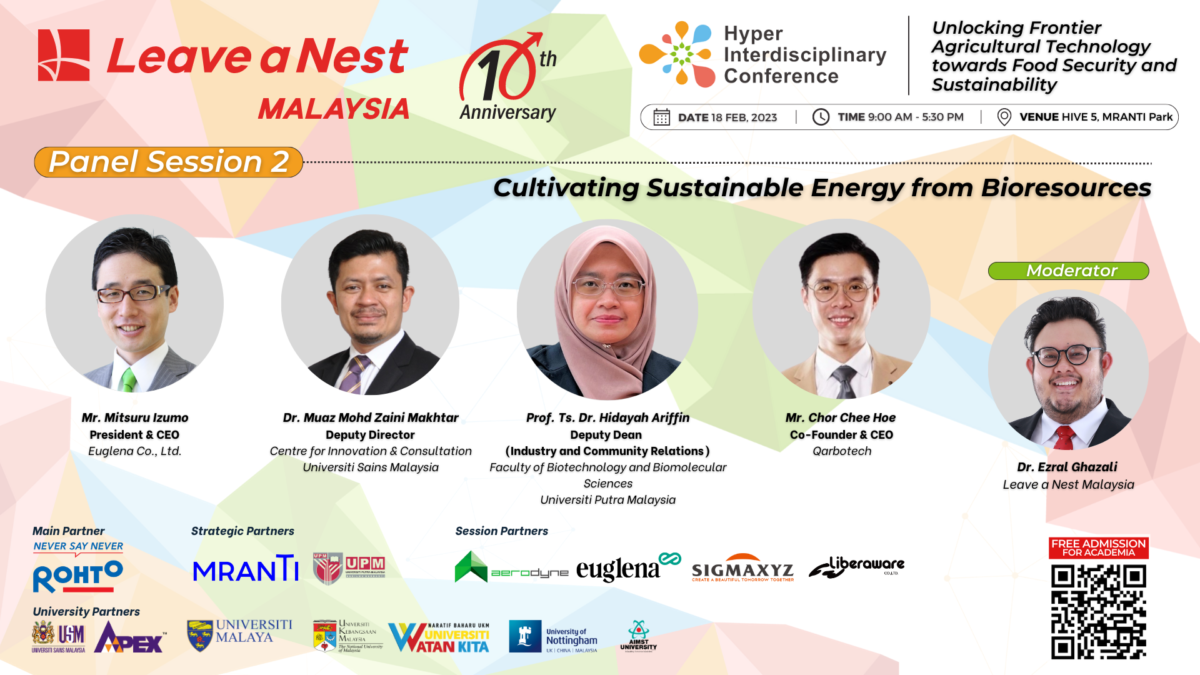 Hyper Interdisciplinary Conference in Malaysia 2023 – Panel Session 2 Examines Cultivating Sustainable Energy from Bioresources