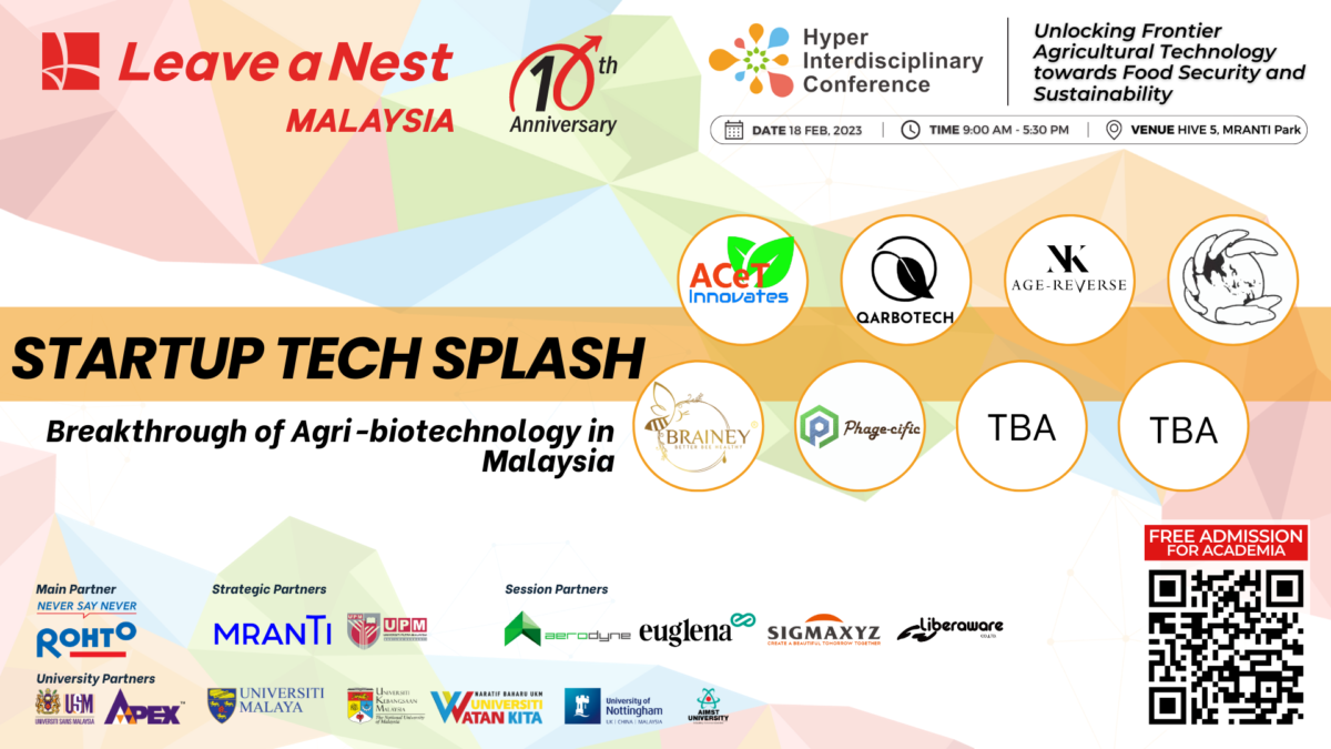 Hyper Interdisciplinary Conference in Malaysia 2023, Tech Splash: Breakthrough of Agri-biotechnology in Malaysia