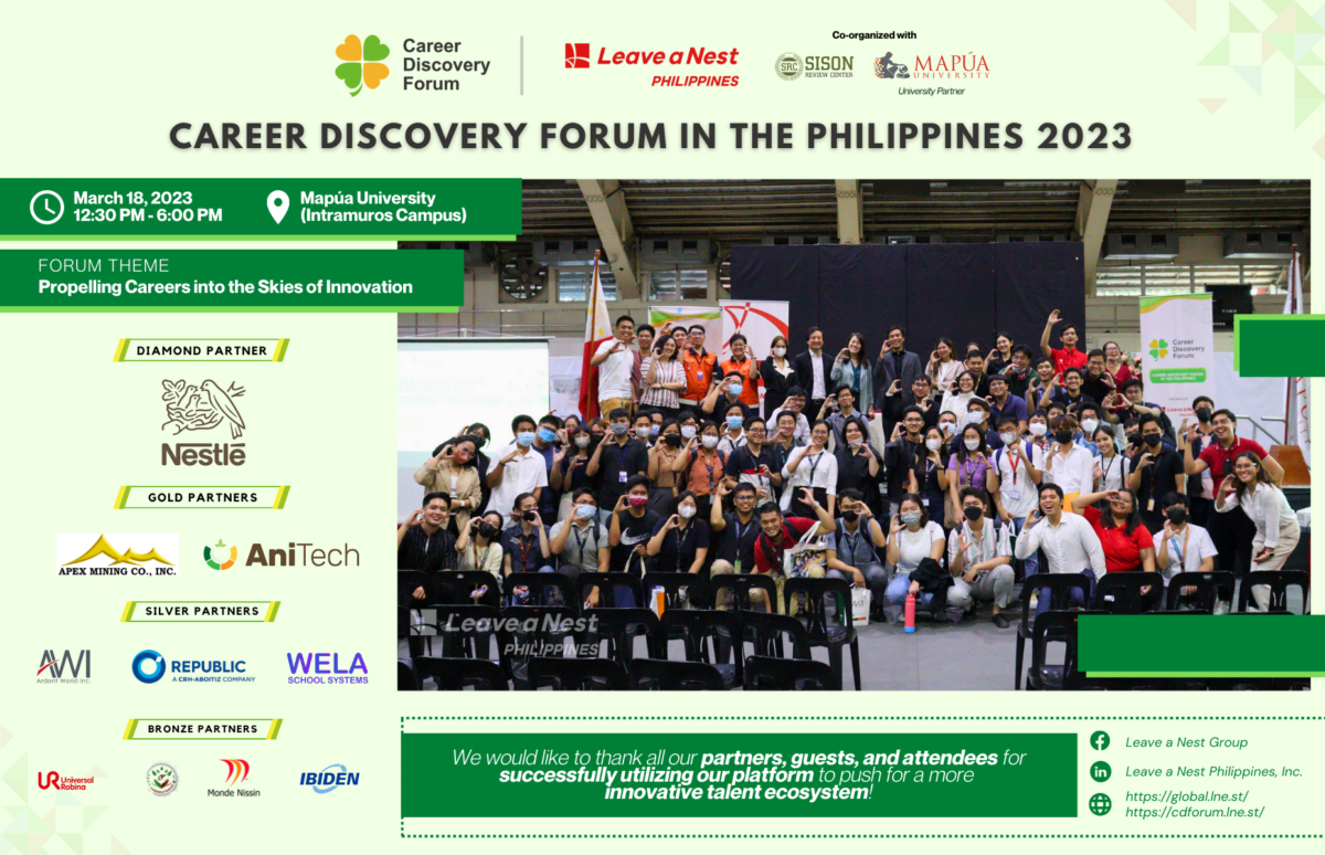 Inaugural Career Discovery Forum in the Philippines 2023 Draws Successful Participation