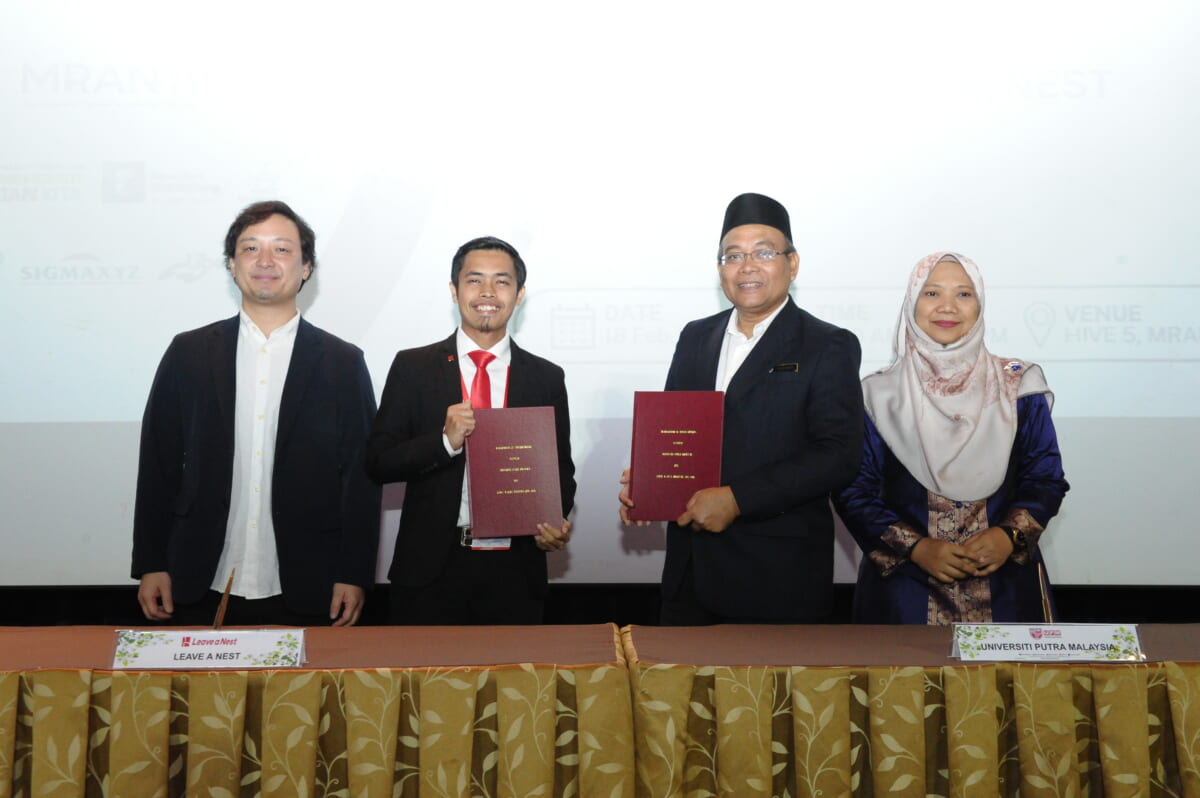 EMBARKING ON INTERNATIONAL RESEARCH, INNOVATION AND COMMERCIALIZATION PLATFORM: MEMORANDUM OF UNDERSTANDING (MOU) BETWEEN LEAVE A NEST MALAYSIA SDN. BHD. AND UNIVERSITI PUTRA MALAYSIA (UPM)