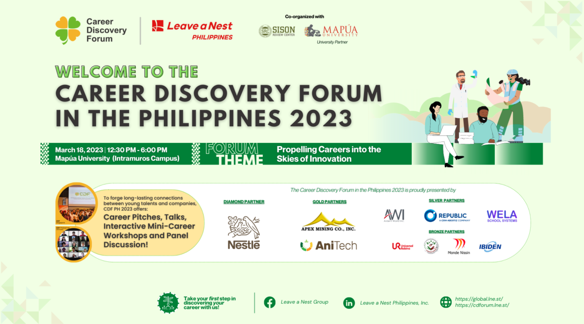 Meet our Partners for the Career Discovery Forum in the Philippines 2023