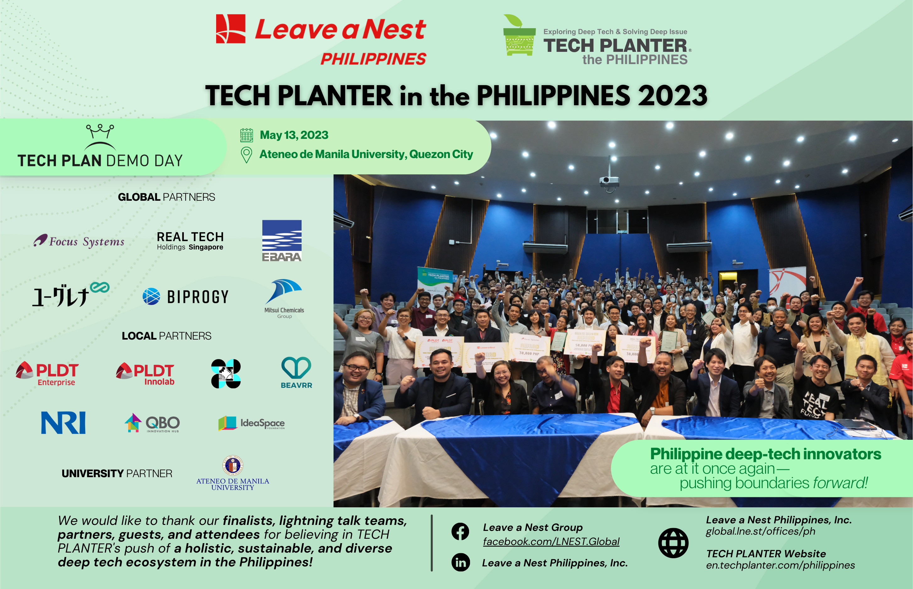 BioCoat-Z emerged as the Grand Winner of TECH PLAN Demo Day in the ...