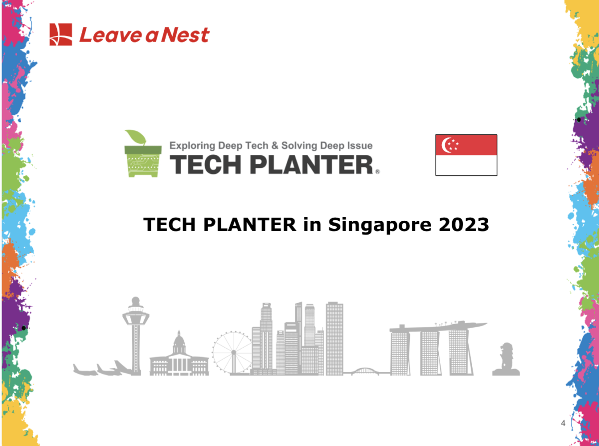 TECH PLANTER in Singapore 2023 happening in this Saturday!