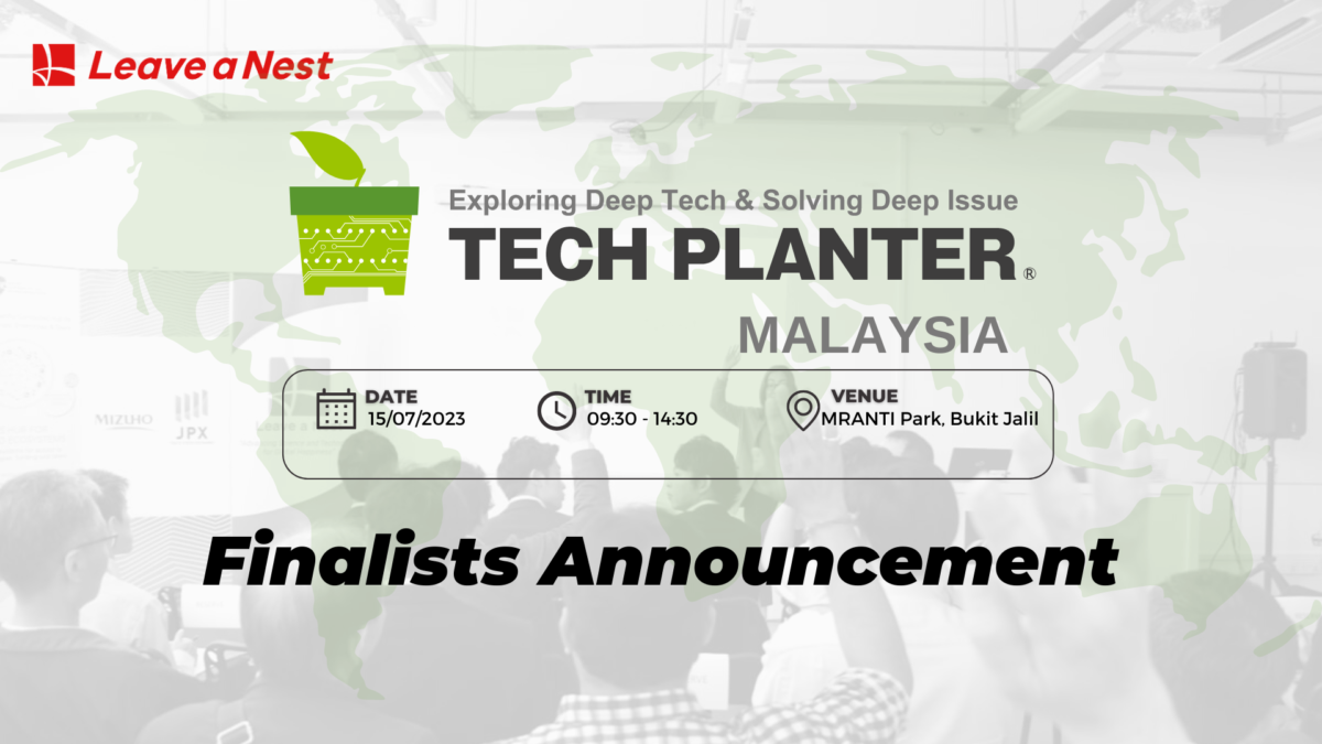 Announcement of 9 Finalists for TECH PLAN DEMO DAY in Malaysia 2023