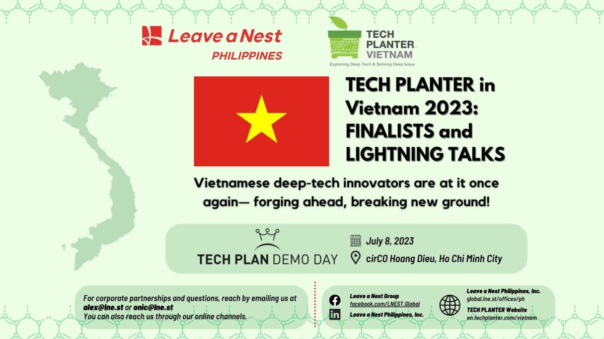TECH PLANTER in Vietnam 2023: Finalists and Lightning Talk Teams Announcement