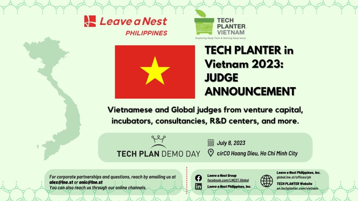 TECH PLANTER in Vietnam 2023: Announcement of the Complete Set of Judges