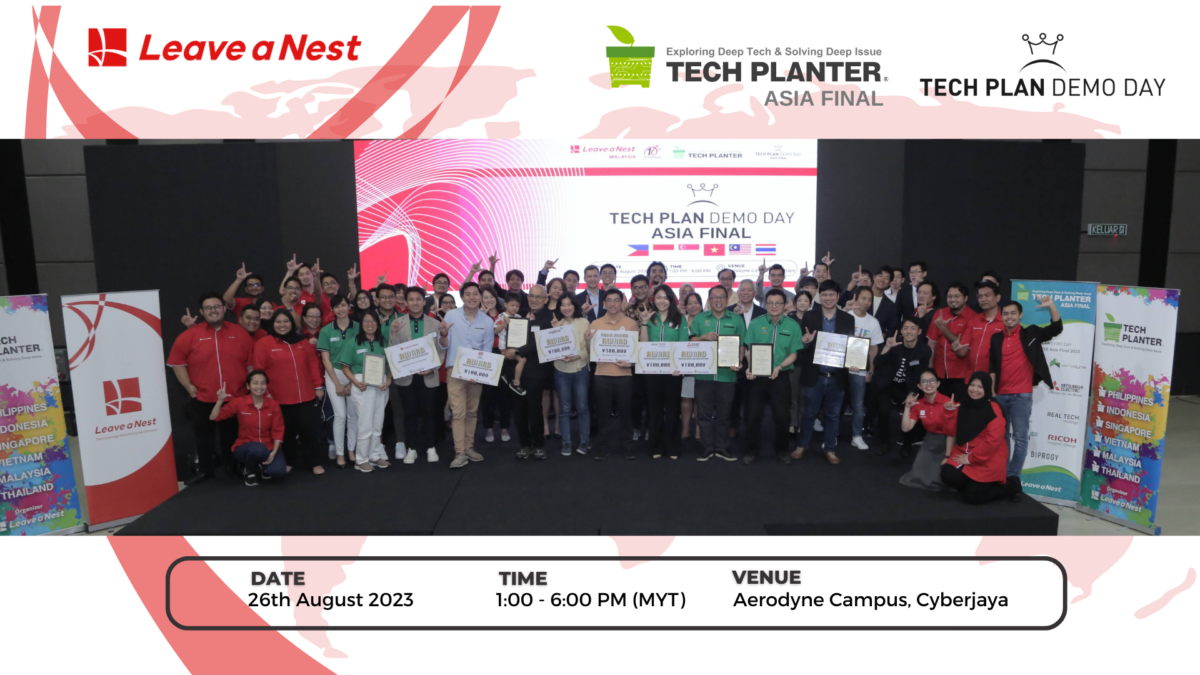 Team Alternō Emerges as Grand Winners of TECH PLANTER Asia Final 2023 in Malaysia!