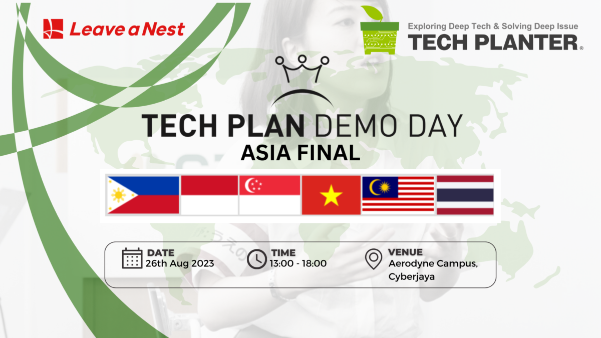 TECH PLANTER Asia Final 2023 – Announcement of Global Partners & Honourable Judges