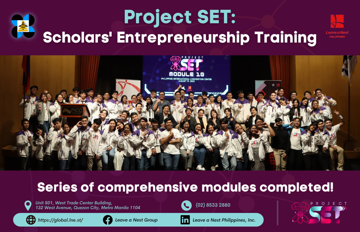 DOST-SEI Scholars of Project SET: Scholars’ Entrepreneurship Training successfully complete their comprehensive module series