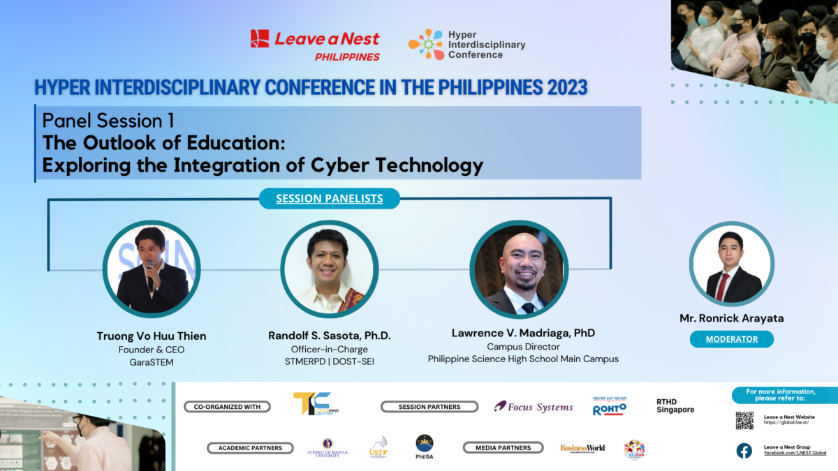 HIC in the Philippines 2023 Panel Session 1 – The Outlook of Education: Exploring the Integration of Cyber Technology