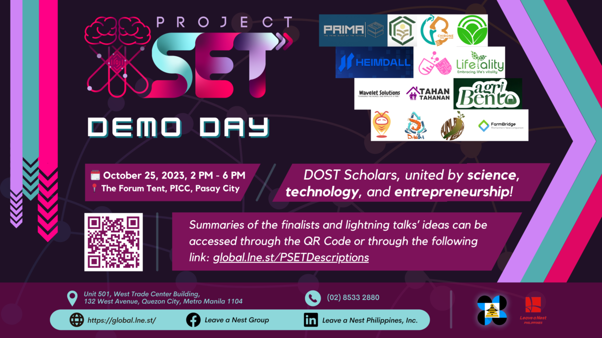 The inaugural Project SET Demo Day will happen tomorrow in NYSTIF 2023!