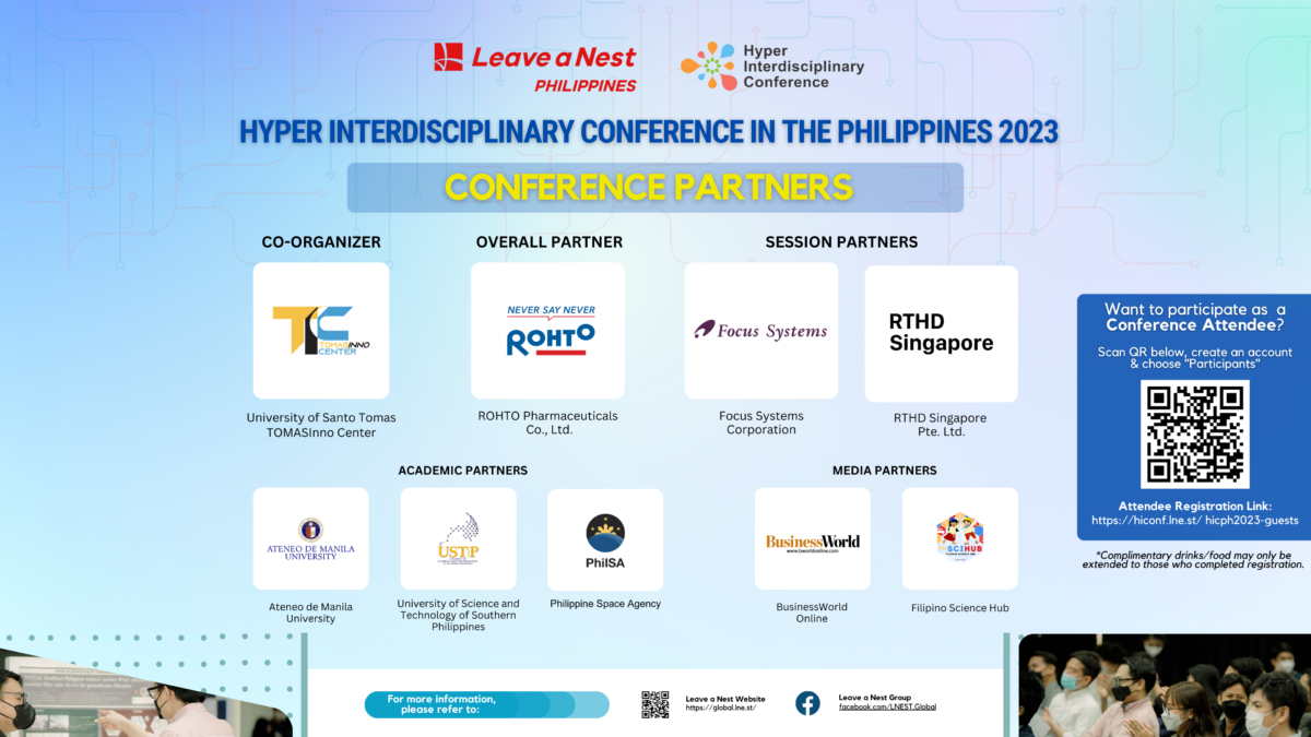 Leave a Nest Philippines convenes local and foreign partners for the 4th Hyper Interdisciplinary Conference in the Philippines!