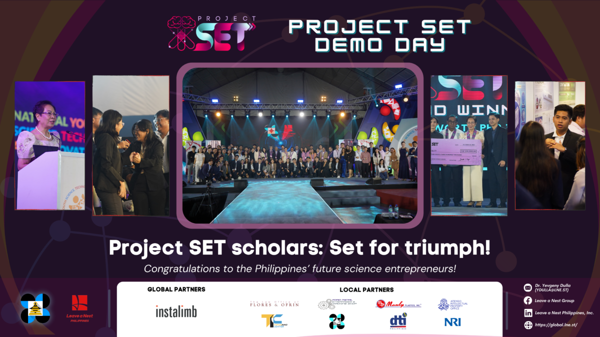 Project SET Demo Day Winners: Next Generation Frontier Leaders of the Philippines