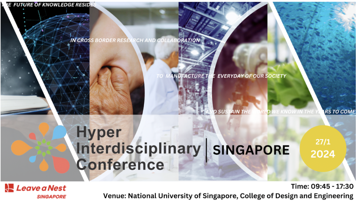 Hyper Interdisciplinary Conference Singapore Keynote Session: Singapore as Knowledge Hub. Uncovering New Resources in the Garden City