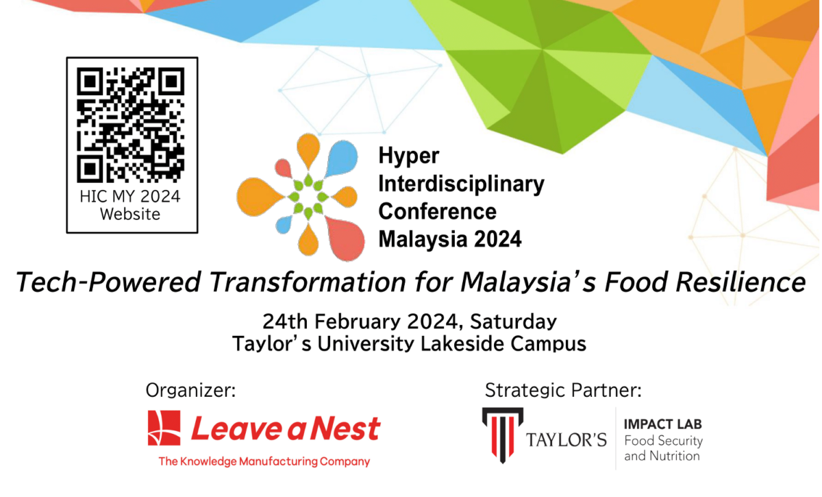 Calling for Poster Presenters at the Hyper Interdisciplinary Conference (HIC) in Malaysia 2024