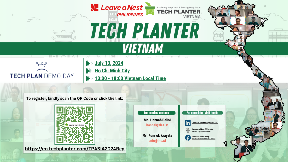 Unlock Innovation: Register Now for TECH PLANTER in Vietnam 2024!